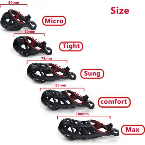 5 Size Handmade Male Chastity Device Cock Cage Penis Ring Lockable Chastity Belt BDSM Adult Games Foreplay Sex Toys for Man Gay