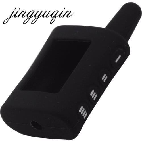 Jingyuqin 5colors for Scher-Khan Magicar A/B Silicone Case for Two Way Car Alarm Scher Khan A/B LCD Remote Cover