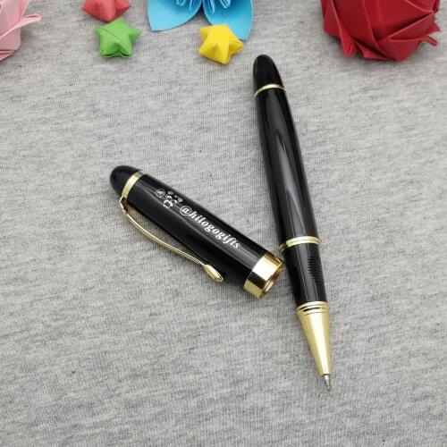 Fat boss pen nice birthday party gift custom free with your name text on the pen body nice gold clip pen best gift for boss