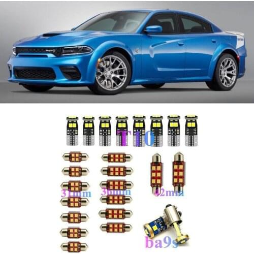 Interior LED Lights Replacement for Dodge Durango Dart Charger Journey Challenger Grand Caravan Viper Accessories Kit WHITE