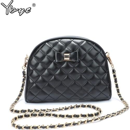 YBYT new fashion messenger bags for women 2019 diamond lattice chain shoulder crossbody bags luxury handbags women bags designer