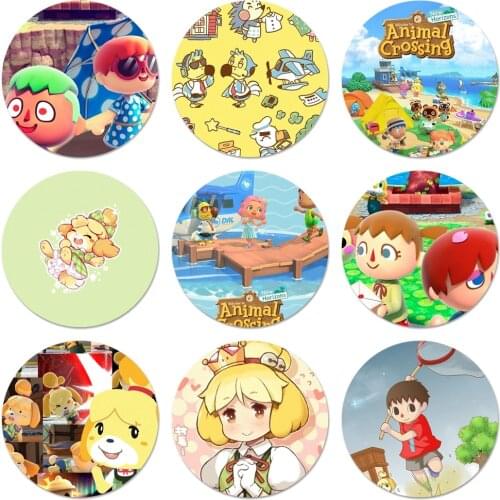 Animal Crossing Icons Pins Badge Decoration Brooches Metal Badges For Backpack Decoration