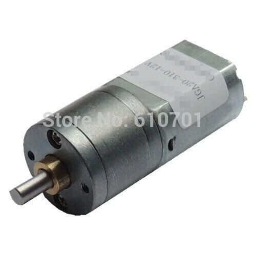 1PCS 3-9V 6V 9-18V 12V Low Speed Reduction Electric DC Geared Motor JGA20-130 288rpm 288/144/72/36/28/14/380/190/95/48/38/19rpm