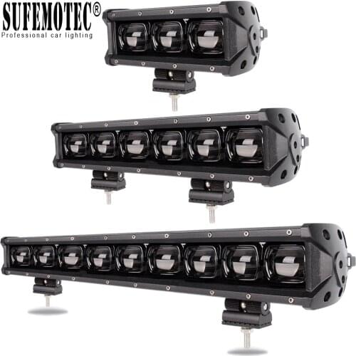 6D Lens Led Light Bar For 4x4 Off road 4WD ATV UAZ Truck Tractors Trailer Motorcycle 12V 24V Driving Work Lights Barra Offroad