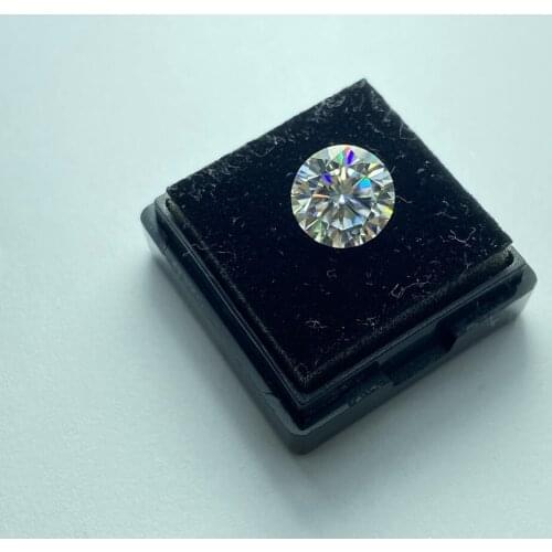 9mm D VVS Round Lab Grown MoissaniteGemstone for Ring Making