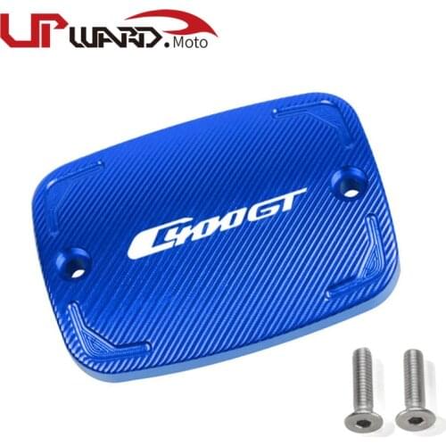 For BMW C400X C400GT C400 X GT C 400X 400GT CNC Aluminum Front Brake Reservoir Fluid Tank Oil Cup Cover Motorcycle Accessories