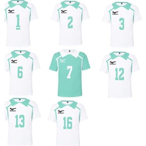 Haikyuu Anime T-shirt Cosplay O-Neck Short Sleeve 2021 New Style Top Summer Popular Sports Comfort Harajuku Clothing