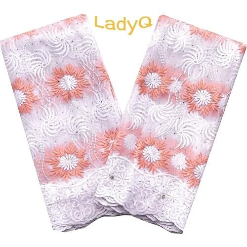 White Nigerian Lace French Tulle Lace Fabric Latest African Laces 2020 High Quality Embroidered Net Fabric Milk Silk Swiss Lace