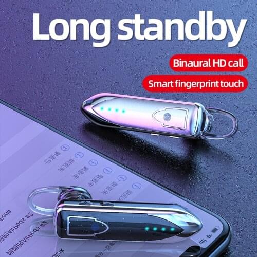 TWS Wireless Business Bluetooth Earphones Handsfree Headphone Earpiece With Mic Noise Reduction Headset For Xiaomi Android IOS