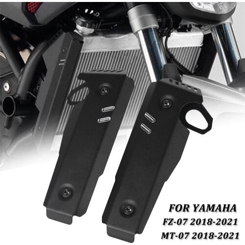 Motorcycle Radiator Side Covers Guard Kit Radiator Grille Guard Cover For YAMAHA MT-07 FZ-07 MT FZ 07 2018 2019 2020 2021 Parts