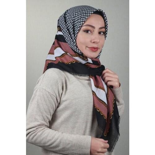 BONJELA PATTERNED COTON SCARF-DESEN-66-RENK-02