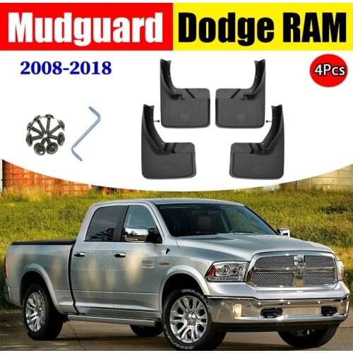 4 Pcs/Set Mudflaps For Dodge Ram 1500 2500 3500 Splash Guards Mudguards Mud Flaps Car Fenders Accessories auto styline