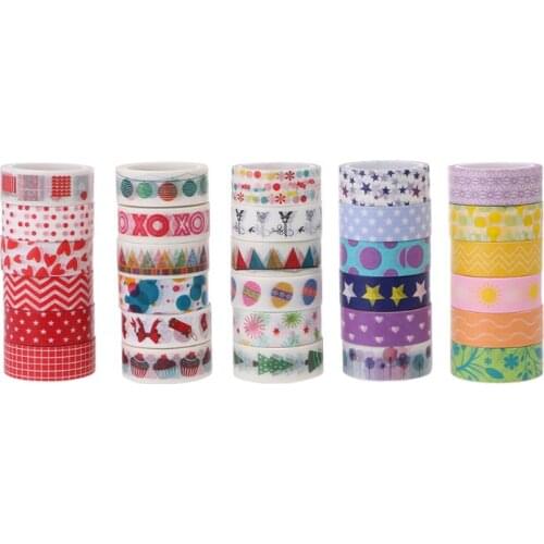 Decorative Christmas Washi Tape Paper DIY Scrapbooking Adhesive Tape School Office Supply