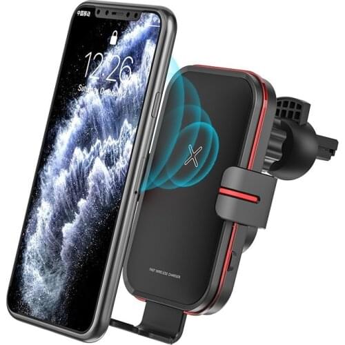 15W Car Phone Holder Mobile for Car Holder Phone Stand Steady Fixed Bracket Support Infrared sensing Auto Grip Wireless charging