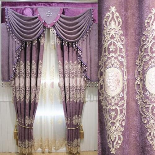 European Luxury Curtains for Window Curtains Styles for Living Room Elegant Drapes European Curtains Embroidered curtains