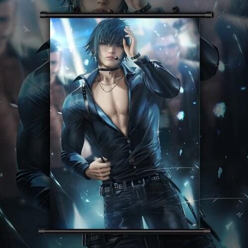 Final Fantasy Noctis Lucis Caelum Anime manga wall Poster Scroll