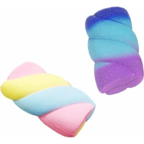 Cotton squishy Galaxy Marshmallow Super Slow Rising Cotton Candy Cream Scented Original Package Phone Strap Squeeze Toy Kids Gif