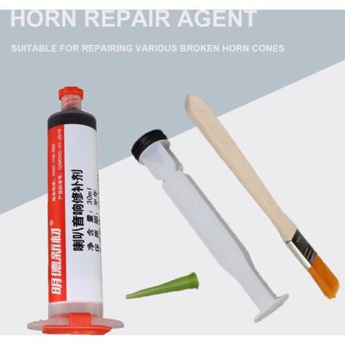 Speaker audio repair repair glue foam paper tray rubber edge cloth black electronic seal speaker repair glue 30ml