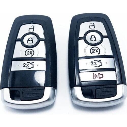 For Ford Mustang Fusion F150 F250 F350 Edge Expedition Explorer 2017 2018 Key Shell Blank Box 4 5 Button Replacement Key