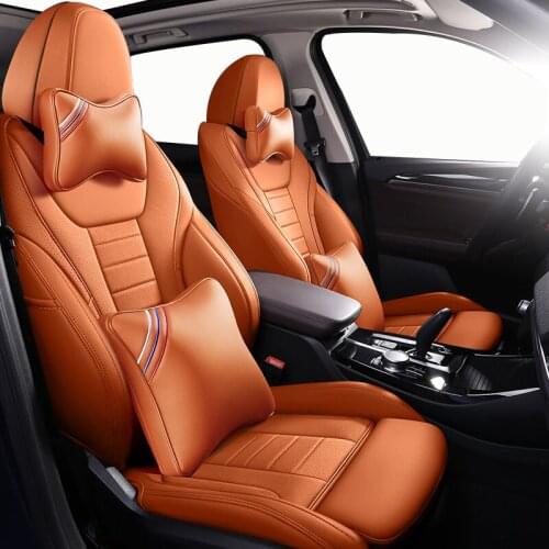 CUWEUSANG Custom Leather car seat covers For BMW 7 Series F01 F02 F03F04 G11 G12 E65/66 X1 E84 F48 F49 Automobiles Seat Covers