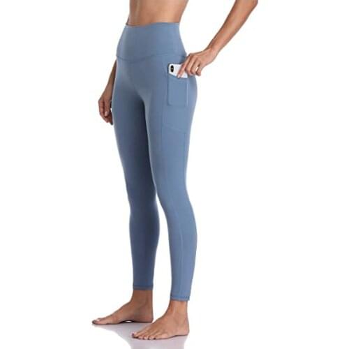 High Waisted Yoga Pants for Women with Pockets Sports Seamless Leggings Push Up Fitness Running Yoga Pants Gym Girl Tights