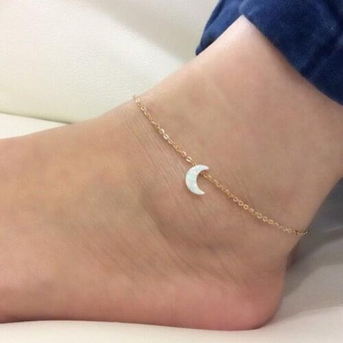 12pcs/lot popular anklets Fashion and contracted The stars the moon anklets Spot wholesale