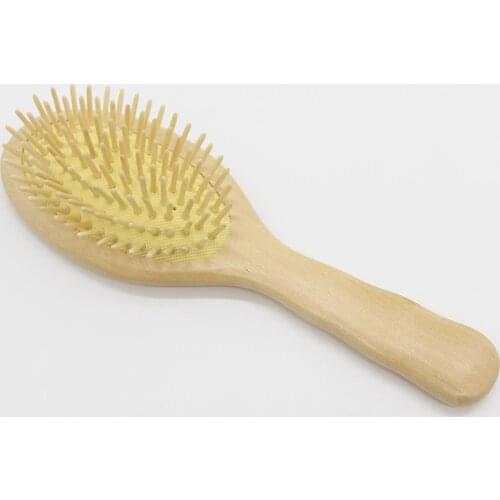 Fashion Massage Detangling Hair Brush Cushion Hair Care Wooden Brush Eco-Friendly airbag hair straightening Wooden Hair Brush