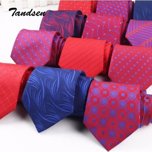 8cm Claret-red Men Women Wedding Tie Business Tie Formal Striped Jacquard Necktie Classic Corbata Neckwear Gravata