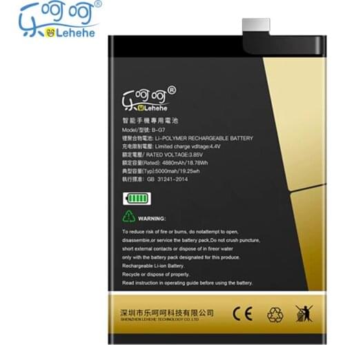 New Original LEHEHE B-G7 Battery for Vivo Z5X/Y3 5000mAh Smartphone Replacement Batteries with Tool Gift