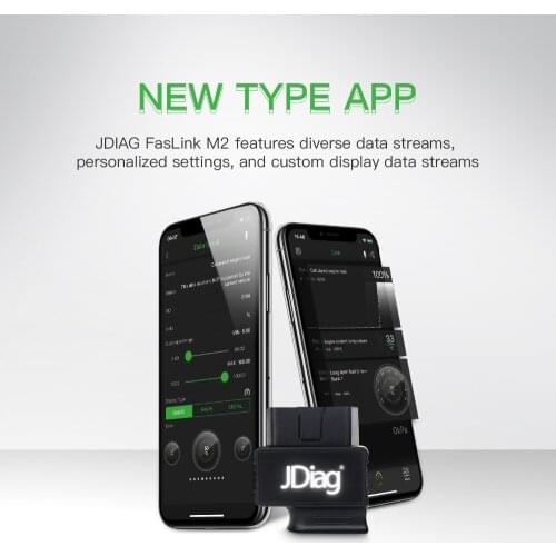 Original JDiag FasLink M2 Bluetooth 4.0 OBDII Gasoline Engine Code Reader PK OBDLink Automotive Scanner