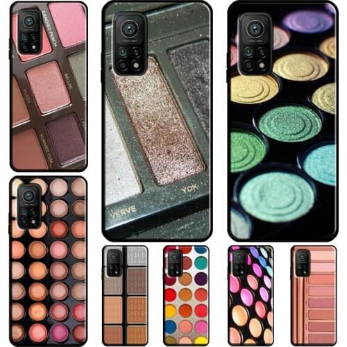 Makeup Eyeshadow Palette Cover For POCO X3 Pro F3 M3 Case For Xiaomi Mi 11 Ultra Mi Note 10 Lite 9T 10T Pro Cover