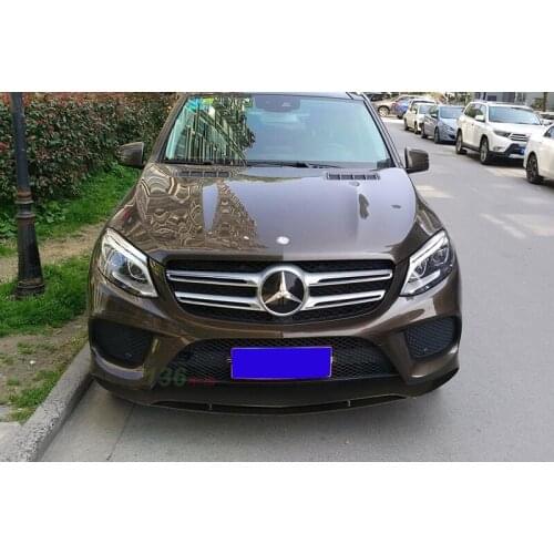 Fit For Mercedes Lip Benz Gle Brabus Carbon Fiber Front Spoiler