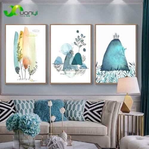 Poster Nordic Style Painting Canvas Wall Art Painting Poster And Print Black And White Modern Wall Picture For Kidroom Unframed