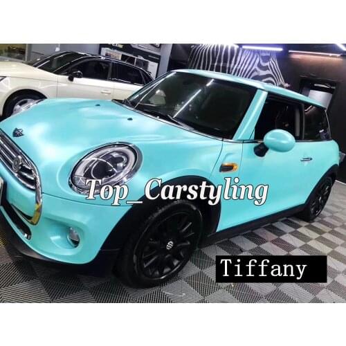 Tiffany Pearl Satin chrome metallic Vinyl Car Wrap Film For Vehicle Covering With Air Release size 1.52x18m