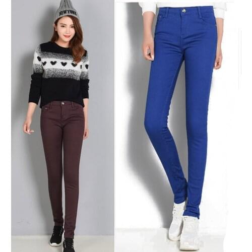 Slim-fit classic luxury jeans summer best-selling global trend pants womens stretch jeans slim fit