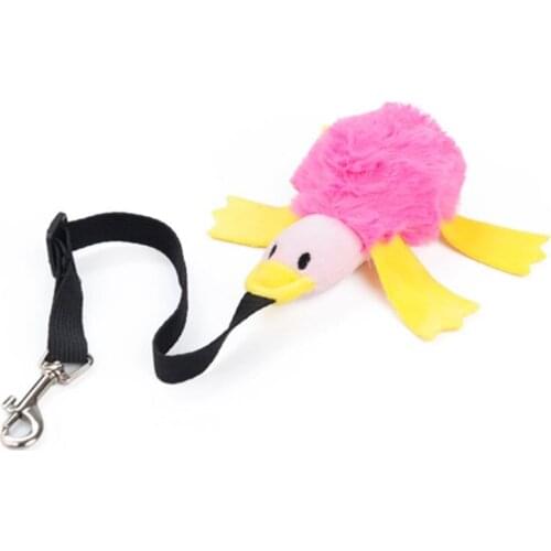 Pet Dog Bungee Ferret Plush Duck Durable Elastic Rope Teeth Cleaning Chew Toys