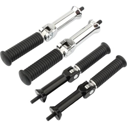 1pair Aluminum Rear Passenger Foot Pegs Fit for Davidson FLDE Deluxe 107 2018-2020