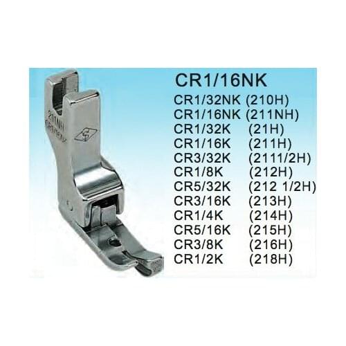 5pcs CR5/16K (215H) COMPENSATING FEET FOR KNIT FOR BROTHER TYPICAL JACK SIRUBA PFAFF MITSUBISH TOYATA sewing