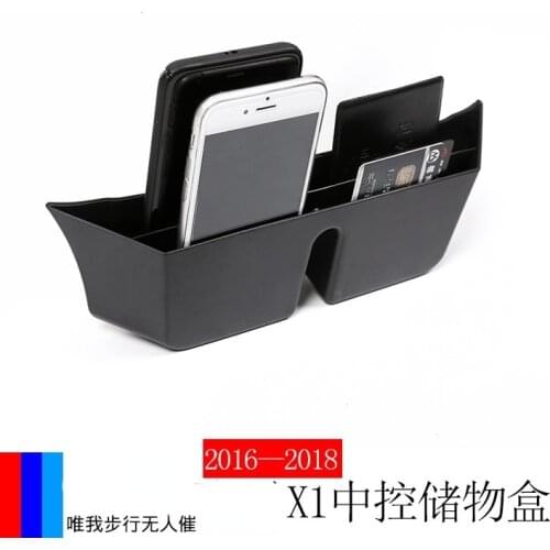 For BMW 16-18 x1 Central control storage box Modification accessories Interior Accessories Stowing Tidying