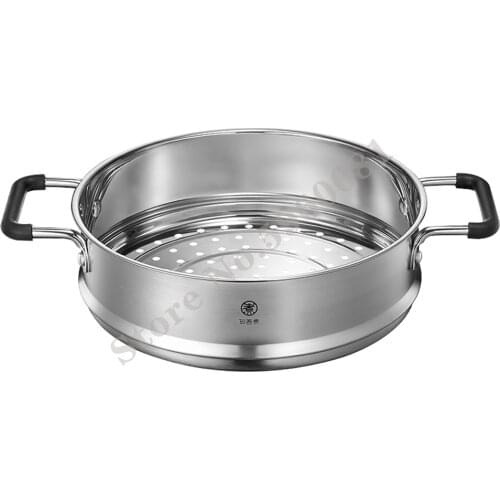 [Free Shipping] 100% Original Zhiwu Cooking Xiaomi Mijia Soup Pot Stainless Steel Steamer Household Single-layer Accessories