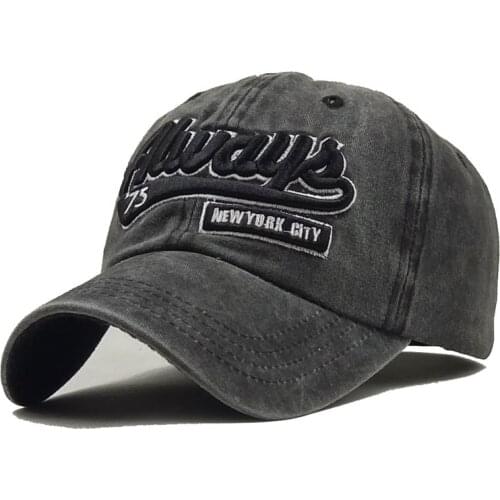 Vintage Mens Baseball Caps Brand Black Hip Hop Dad Hat for Women Snapback Trucker Hat Female Fishing Outdoor Summer Bone MZ062