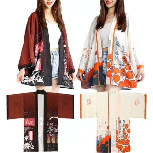 Bungou Stray Dogs Nakahara Chuya Dazai Osamu Cosplay Yukata Kimono Cloak Sleepwear Men Women Haori Unisex Cardigan Coat Top