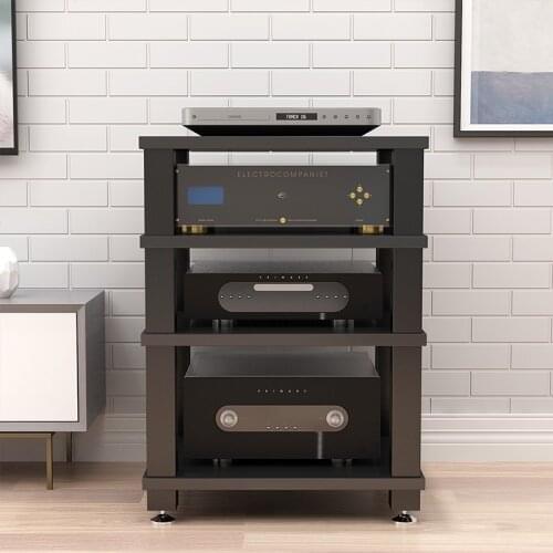 D-013 Power Amplifier Cabinet AMP Rack Power Amplifier Cabinet Audio Rack 2/3/4 Layer Audio Equipment Rack Solid Wood