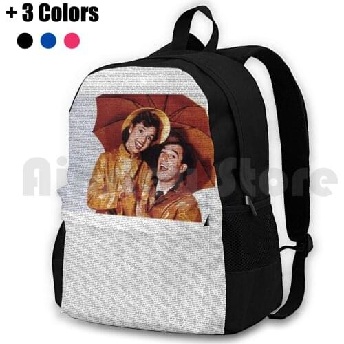 Classic Movie Script Singing In The Rain Outdoor Hiking Backpack Waterproof Camping Travel Movies Moviescene Moviescenes