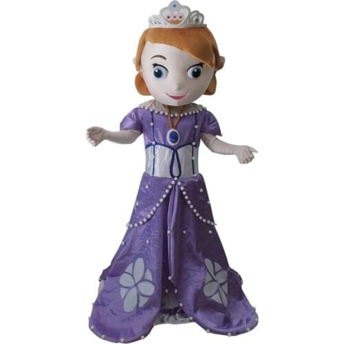 Hot sale new design adult mascot costume princess Sofia adult Sofia the first mascot costume free shipping