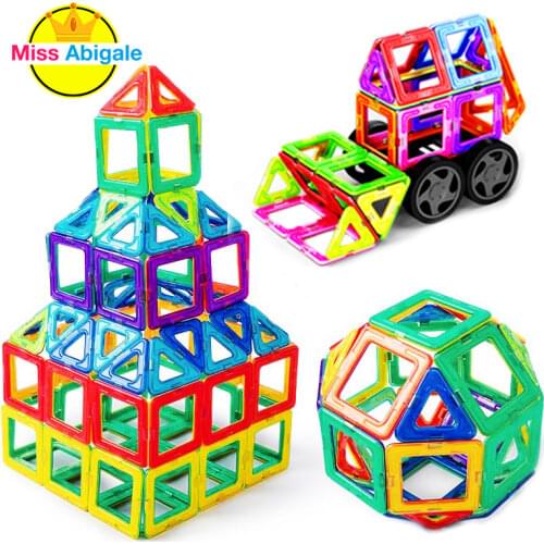 300pcs Magnetic Designer Magnet Building Blocks Construction Set Magnetic Bircks DIY Toys for Children Gifts