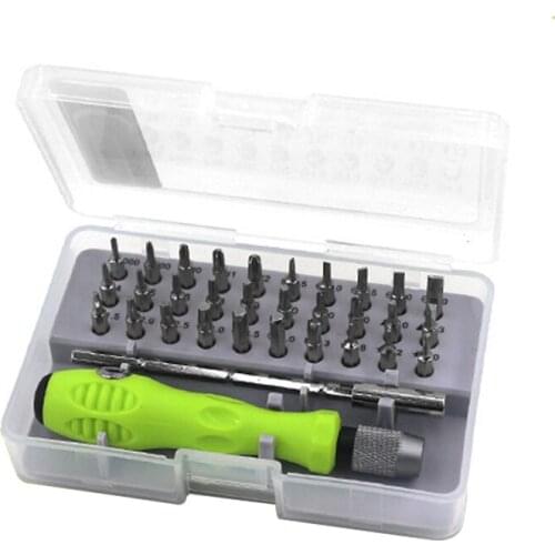Urijk 32 In 1 Screwdriver Kit Precision Instruments Repair Tools 30 Screwdriver Bits Fully Equipped With Tools Storage Box