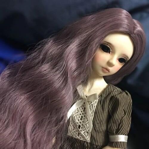 New Arrival 1/3 1/4 1/6 1/8 Bjd Wig High Temperature Fashion Wavy Wire Bjd Wig SD For BJD Doll Hair Wig
