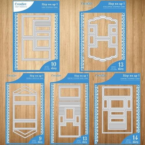 New Design Metal Cutting Dies Geometric Graphics Frame Craft Stencil Diy Scrapbooking Handmade Card Make Shape Album Decor Model