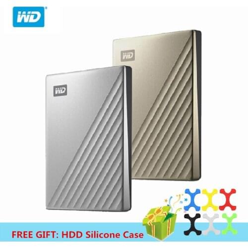 Original WD 4TB 2TB 1TB External Hard Drive HDD 2.5" Hard Disk Western Digital Type-C My Passport Ultra Encryption WD HDD
